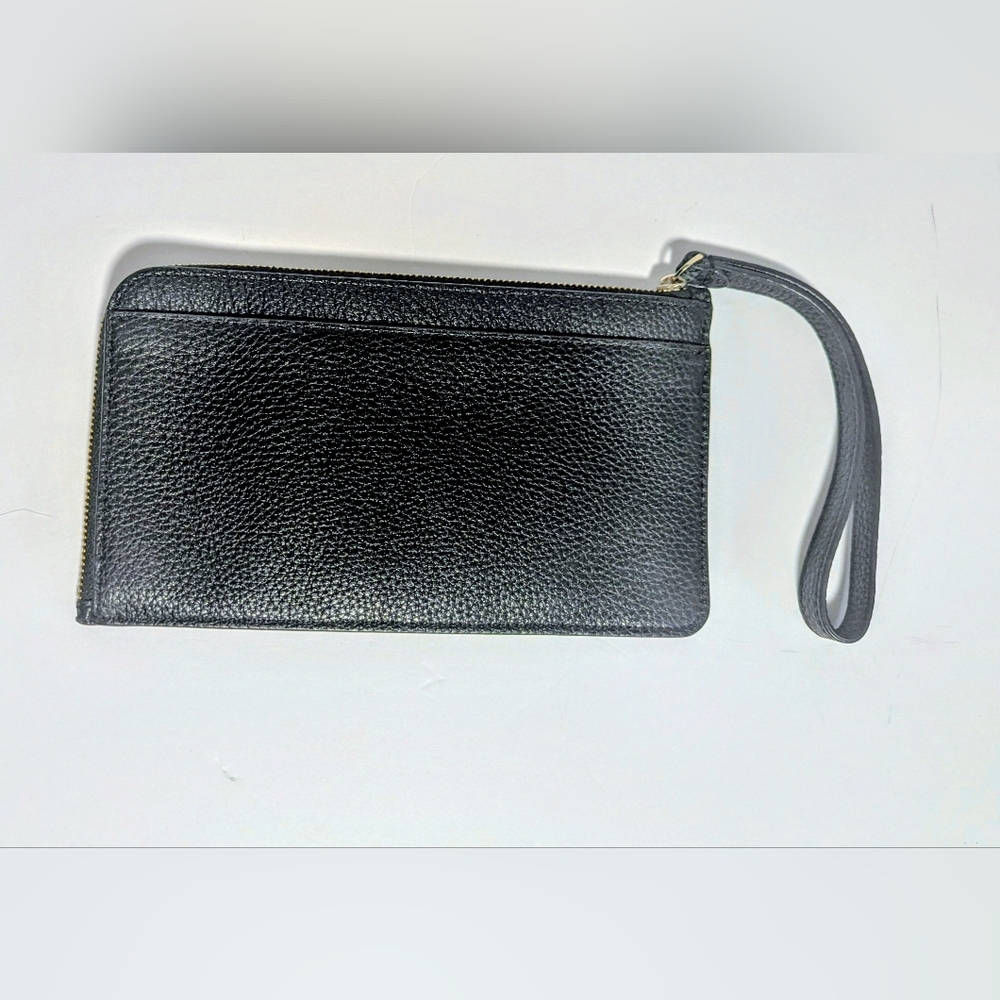 Kate Spade Black Pebbled Leather Wristlet - Picture 2 of 3